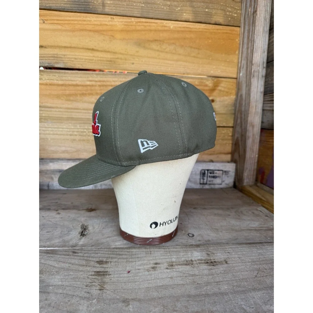 New Era 59fifty 7 5/8 Atlanta Braves World Series 2021 Olive‎ Green Color